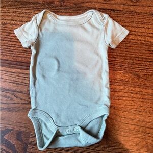 Cloud Island Green Baby Bodysuit